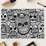 Sugar Skulls   Black And White Cosmetic Bag (XXL)