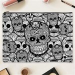 Sugar Skulls   Black And White Cosmetic Bag (XXXL)