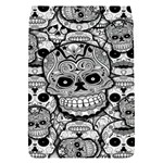 Sugar Skulls   Black And White Removable Flap Cover (Small)