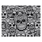 Sugar Skulls   Black And White 8  x 10  Desktop Photo Plaque