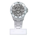 Sugar Skulls   Black And White Nurses Watch