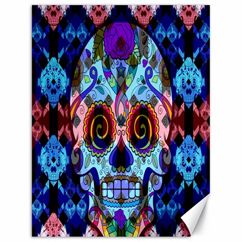 Sugar Skulls   Hypno Canvas 18  x 24  from ArtsNow.com 17.8 x23.08  Canvas - 1