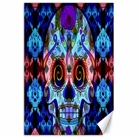 Sugar Skulls   Hypno Canvas 20  x 30  from ArtsNow.com 19.62 x28.9  Canvas - 1