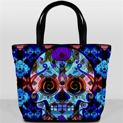 Sugar Skulls   Hypno Bucket Bag from ArtsNow.com Front