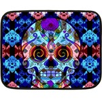 Sugar Skulls   Hypno Double Sided Fleece Blanket (Mini)