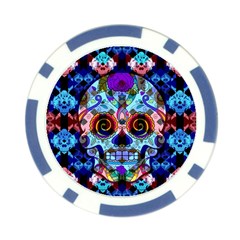 Sugar Skulls   Hypno Poker Chip Card Guard (10 pack) from ArtsNow.com Front