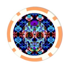 Sugar Skulls   Hypno Poker Chip Card Guard (10 pack) from ArtsNow.com Front