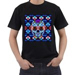 Sugar Skulls   Hypno Men s T-Shirt (Black)