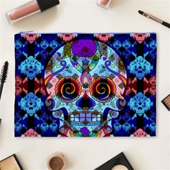 Sugar Skulls   Hypno Cosmetic Bag (XL) from ArtsNow.com Front