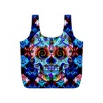 Sugar Skulls   Hypno Full Print Recycle Bag (S)