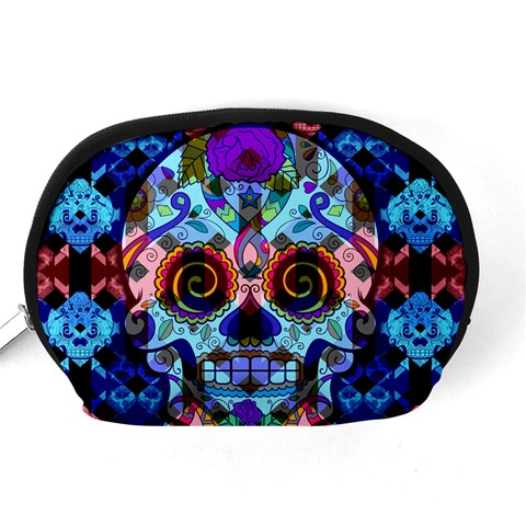 Sugar Skulls   Hypno Accessory Pouch (Medium) from ArtsNow.com Back