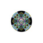 Sugar Skulls   Spiral Golf Ball Marker