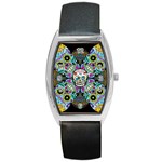 Sugar Skulls   Spiral Barrel Style Metal Watch