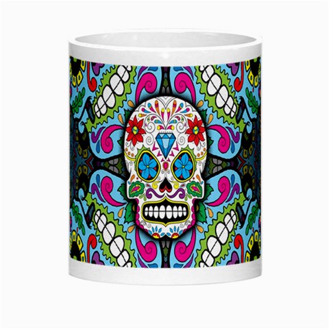 Sugar Skulls   Spiral Morph Mug from ArtsNow.com Center