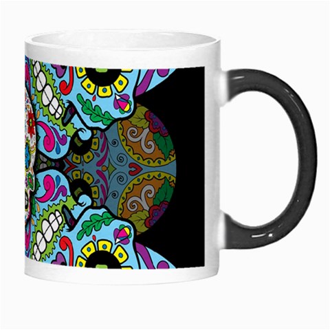 Sugar Skulls   Spiral Morph Mug from ArtsNow.com Right