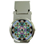 Sugar Skulls   Spiral Money Clip Watch