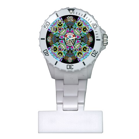 Sugar Skulls   Spiral Nurses Watch from ArtsNow.com Front