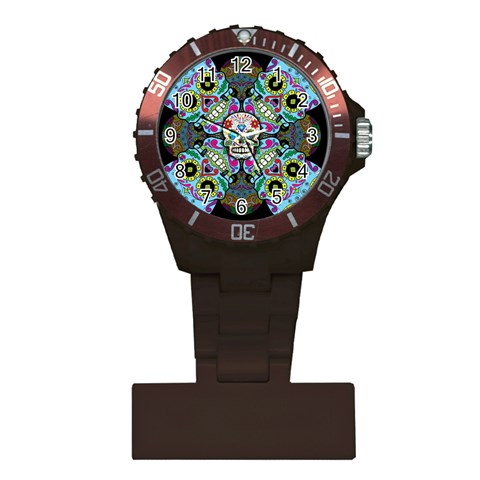 Sugar Skulls   Spiral Nurses Watch from ArtsNow.com Front