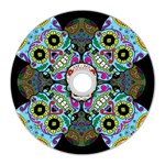 Sugar Skulls   Spiral CD Wall Clock