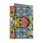 Sugar Skulls   Patterned Mini Greeting Cards (Pkg of 8)