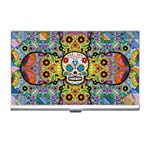 Sugar Skulls   Patterned Business Card Holder