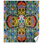 Sugar Skulls   Patterned Canvas 20  x 24 