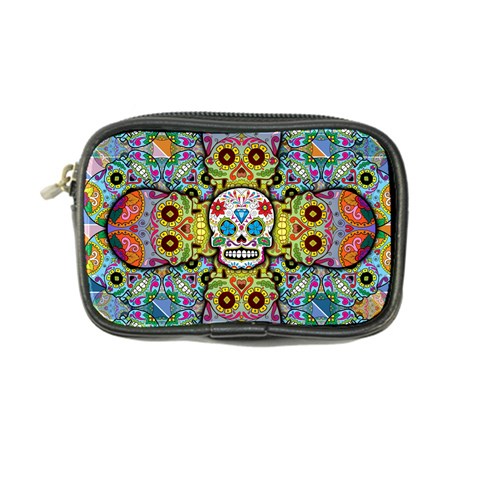 Sugar Skulls   Patterned Coin Purse from ArtsNow.com Front