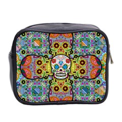 Sugar Skulls   Patterned Mini Toiletries Bag (Two Sides) from ArtsNow.com Back