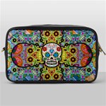 Sugar Skulls   Patterned Toiletries Bag (One Side)