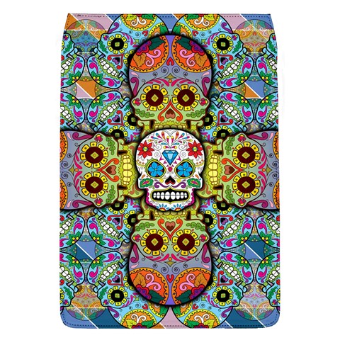 Sugar Skulls   Patterned Removable Flap Cover (Large) from ArtsNow.com Front