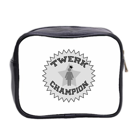 Twerk Champion Mini Toiletries Bag (Two Sides) from ArtsNow.com Back