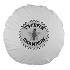 Twerk Champion 18  Premium Flano Round Cushion  from ArtsNow.com Front