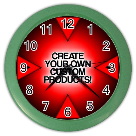 Create Your Own Custom And Unique Products Color Wall Clock from ArtsNow.com Front