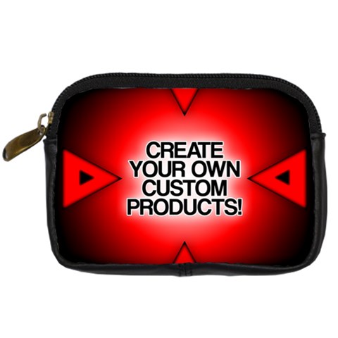 Create Your Own Custom And Unique Products Digital Camera Leather Case from ArtsNow.com Front