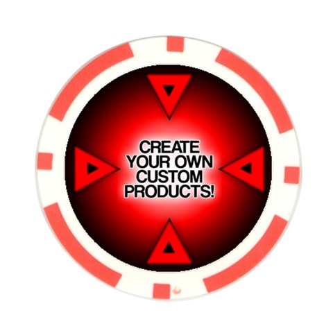 Create Your Own Custom And Unique Products Poker Chip Card Guard (10 pack) from ArtsNow.com Front