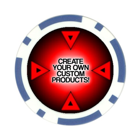 Create Your Own Custom And Unique Products Poker Chip Card Guard (10 pack) from ArtsNow.com Front