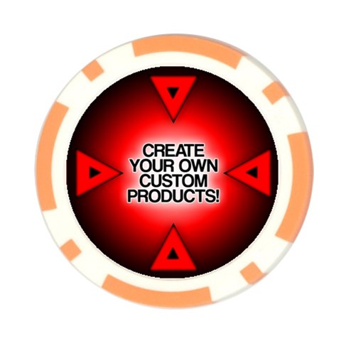 Create Your Own Custom And Unique Products Poker Chip Card Guard (10 pack) from ArtsNow.com Front