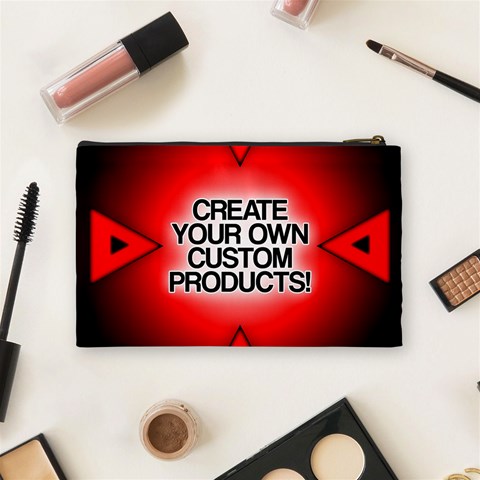 Create Your Own Custom And Unique Products Cosmetic Bag (Medium) from ArtsNow.com Back