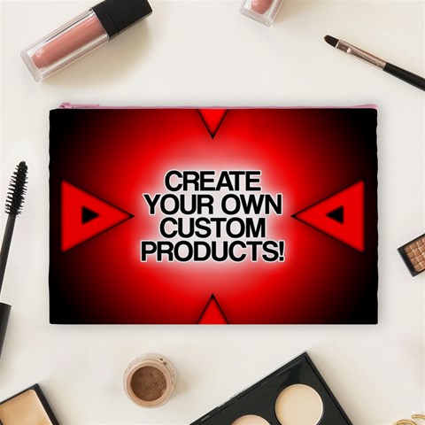 Create Your Own Custom And Unique Products Cosmetic Bag (Large) from ArtsNow.com Front