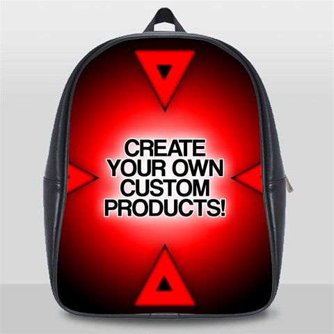 Create Your Own Custom And Unique Products School Bag (Large) from ArtsNow.com Front