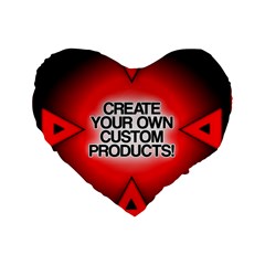 Create Your Own Custom And Unique Products 16  Premium Flano Heart Shape Cushion  from ArtsNow.com Front