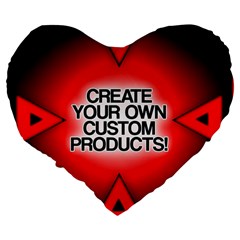 Create Your Own Custom And Unique Products 19  Premium Flano Heart Shape Cushion from ArtsNow.com Back