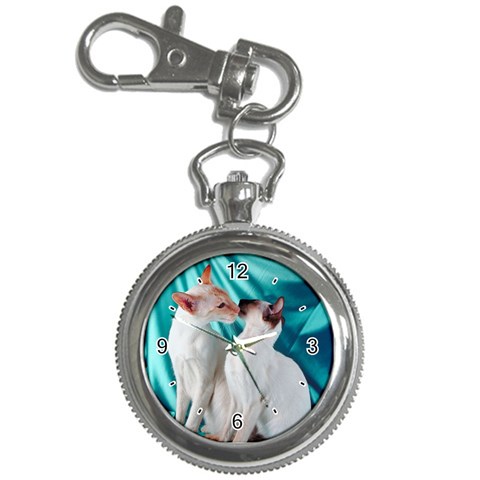 Siamese Cats Key Chain Watch from ArtsNow.com Front