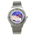 Siamese Cat Stainless Steel Watch