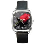 Flower-5 Square Metal Watch