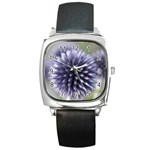 Flower-25 Square Metal Watch