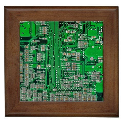 Circuit Framed Tile from ArtsNow.com Front