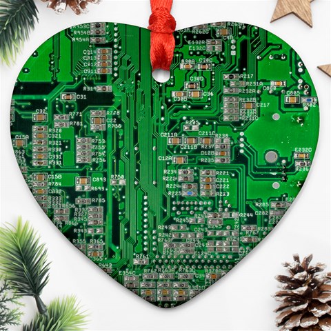 Circuit Ornament (Heart) from ArtsNow.com Front