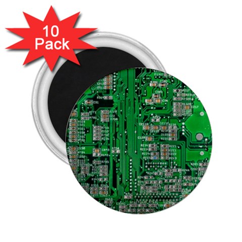 Circuit 2.25  Magnet (10 pack) from ArtsNow.com Front