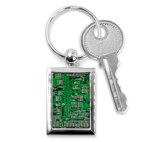 Circuit Key Chain (Rectangle) from ArtsNow.com Front